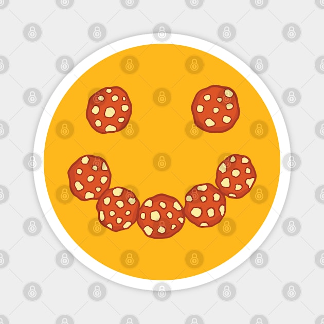 Pepperoni Smile Magnet by Bruno Pires